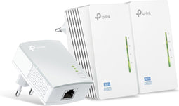 TP-Link TL-WPA4220T - Powerline adapter - AV600 - Wi-Fi kloon toets - (3 stuks)