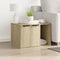 vidaXL - Kattenbakkast - 60x40x40 - cm - bewerkt - hout - sonoma - eikenkleurig