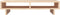 vidaXL - Monitorstandaard - 100x27x14 - cm - massief - grenenhout - grijs
