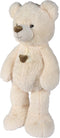 Nicotoy - Beer - Creme beer lint met berenkopje 85cm - Wit