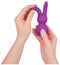 Stubby 2 Massager mini G-spot vibrator + bunny massager Paars