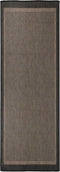 vidaXL - Buitenkleed - platgeweven - 80x250 - cm - donkerbruin