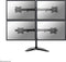 Neomounts NM-D335D4BLACK - Monitorarm - Geschikt voor 4 schermen t/m 27
