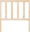 vidaXL - Hoofdbord - 106x4x100 - cm - massief - grenenhout
