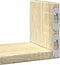 vidaXL - Wandschappen - 3 - st - bewerkt - hout - sonoma - eikenkleurig