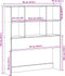 vidaXL - Hoofdbord - met - opbergruimte - 90 - cm - massief - grenenhout - wit