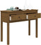 vidaXL - Wandtafel - 100x35x75 - cm - massief - grenenhout - honingbruin