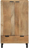 vidaXL - Hoge - kast - 60x33x100 - cm - massief - mango - bruin