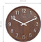 Grote wandklok - 50cm- Stille klok - Walnoot hout - NeXtime Precious