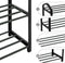 Rootz XXL - Schoenenrek - 3-laags - Zwart - 79x19,5x45cm