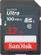 SanDisk Ultra - SD Geheugenkaart - 32 GB - UHS-I Klasse 10 - Waterbestendig - Schokbestendig - Temperatuurbestendig