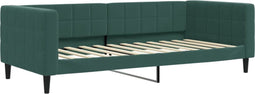 vidaXL - Slaapbank - 90x200 - cm - fluweel - donkergroen