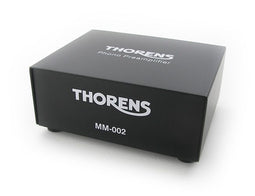 Thorens MM 002 - Phono Voorversterker - Compacte metalen behuizing - Zwart