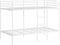 vidaXL - Stapelbed - zonder - matras - 100x200 - cm - staal - wit