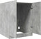 vidaXL - Wasmachinekast - 70,5x71,5x91,5 - cm - betongrijs