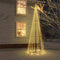 vidaXL - Kegelkerstboom - 310 - LED's - 100x300 - cm - warmwit