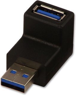 Lindy 71260 - USB 3.2 Gen 1 Adapter - 1x USB A stekker - Zwart