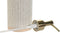 Zeepdispenser Home ESPRIT Beige Gouden Keramiek Mat 8 x 7 x 21 cm
