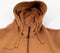 Stanno Base Hooded Full Zip Sweat Top - Capuchontrui met rits - Bruin - Maat XXXL