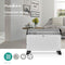 Nedis HTCO20FWT - Convector kachel - 2000 Watt met turbofunctie - Wit