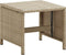vidaXL - Tuinkrukken - 4 - st - met - kussens - poly - rattan - beige