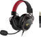 Havit H2008D - Gaming Headset - 50mm drivers met afneembare microfoon - Zwart Rood