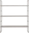Wandrek Beja - 48x17x55 cm - grijs staal