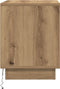 vidaXL - Nachttafel - met - LED - Verlichting - in - Artisan - Eiken - 44x34,5x45 - cm