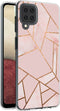 iMoshion Hoesje Geschikt voor Samsung Galaxy A12 Hoesje Siliconen - iMoshion Design hoesje - Roze / Meerkleurig / Goud / Pink Graphic