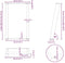 vidaXL - Eettafelpoten - 2 - st - U-vormig - 50x(72-73) - cm - staal - antraciet