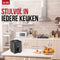 DistinQ Touch Fryer - Heteluchtfriteuse - 4 liter - 12 programma's - Zwart