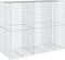 vidaXL - Schanskorf - 250x100x200 - cm - gegalvaniseerd - ijzer - zilverkleurig