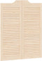 vidaXL - Draaideuren - louvredesign - 1-paar - 100x80 - cm - massief - grenenhout