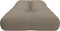 vidaXL - Palletkussen - 120x40x12 - cm - stof - taupe