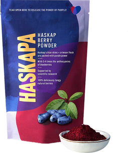 Haskapa 100% Natural Freeze-dried Haskap Berry Powder - Superfood Berry Powder - High in Vitamin C