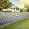 Gardlov Vlechtband Hekwerk - 19 cm x 35 m - Premium Kwaliteit - Grijs