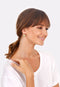 Elli Earring Hanger short without stone - Oorbellen Cirkel Vintage Antieke 925 Zilver verguld