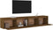 vidaXL - Wandkasten - 2 - st - 100x30x35 - cm - massief - grenenhout - honingbruin