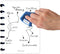Correctbook pen groen 0.6mm | whiteboard notitieblok/schrift