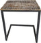 SVJ Bijzettafel Rechthoekig - 30x40x48 cm - Metaal - Zwart - Set van 2