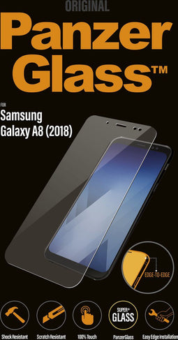 PanzerGlass Premium Glazen Screenprotector Samsung Galaxy A8 2018