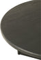 J-Line tafel Rond - hout - zwart