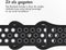 imoshion Sport⁺ bandje - Geschikt voor Apple Watch 1, 2, 3, 4, 5, 6, 7, 8, 9, 10 (42 mm), SE - 38/40/41 mm - Zwart - S/M