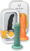 Ylva & Dite - Icarus - Realistische Siliconen dildo met ballen - Handgemaakt - Made in Holland - Pastel Paars