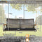 Coast 2-persoons Hangbank met Kussen - Zwart - 131 x 68 x 54 cm