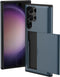 imoshion Hoesje Geschikt voor Samsung Galaxy S23 Ultra Hoesje - Ruimte voor 2 pasjes - imoshion Backcover met pasjeshouder - Donkerblauw