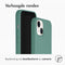 Accezz iPhone 13 - Liquid Silicone Backcover - Schokabsorberend - Donkergroen