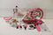 Eenhoorn Roze Kinderfiets - 35,5 cm - 3,5-5 jaar - Hand- & terugtraprem - Zijwieltjes - Verstelbaar zadel - Poppenzitje & mandje