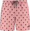 Shiwi Badehose - Scratched Shiwi Palm - Elastische Tailleband - Antique Flamingo Pink - XL