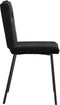 vidaXL - Eetkamerstoelen - 2 - st - fluweel - zwart